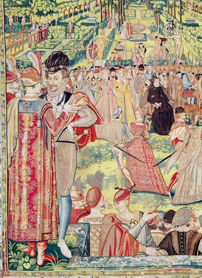 Hoffest in Paris 1573 zu Ehren der polnischen Botschafter in Anwesenheit von Katharina von Medici und Heinrich III. von François Quesnel